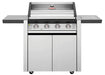 BeefEater 1600S Series - 4 Burner BBQ & Side Burner Trolley