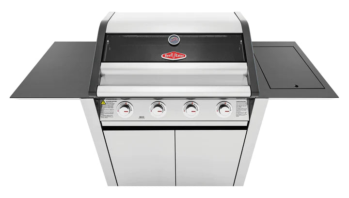 BeefEater 1600S Series - 4 Burner BBQ & Side Burner Trolley