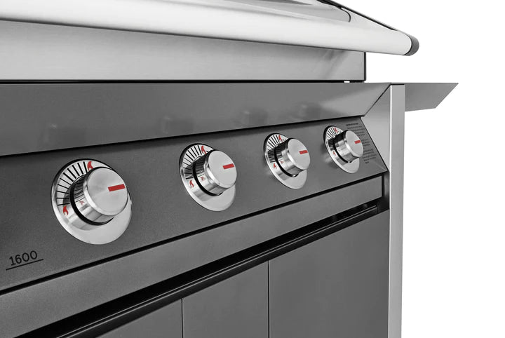 BeefEater 1600E Series - 5 Burner BBQ & Side Burner Trolley