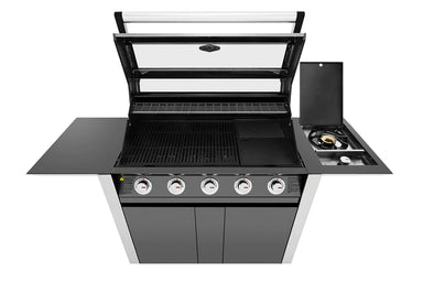 BeefEater 1600E Series - 5 Burner BBQ & Side Burner Trolley