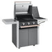 BeefEater 1500 Series - 3 Burner BBQ & Side Burner Trolley