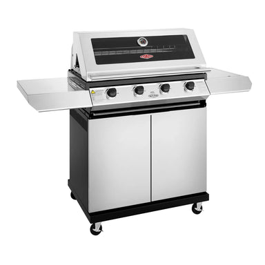 BeefEater 1200S Series - 4 Burner BBQ & Side Burner Trolley