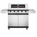 BeefEater 1200S Series - 5 Burner BBQ & Side Burner Trolley