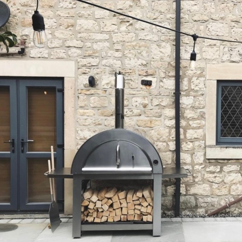 Callow Large Stainless Steel Pizza Oven with Cover — Urban Outdoor