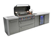 Mont Alpi Deluxe Island with Beverage Centre, 6-Burner Grill, 2 Infrar