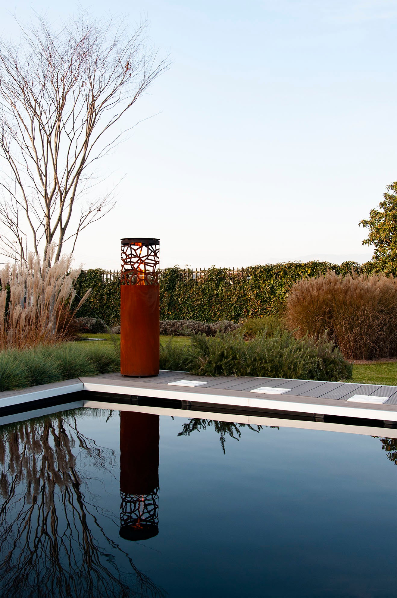 Core Corten Steel Pellet Patio Heater