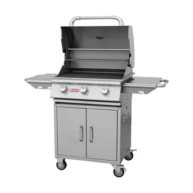 Bull STEER 60cm 3 Burner Grill BBQ Cart