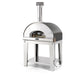 Fontana Mangiafuoco Anthracite Wood Pizza Oven Including Trolley