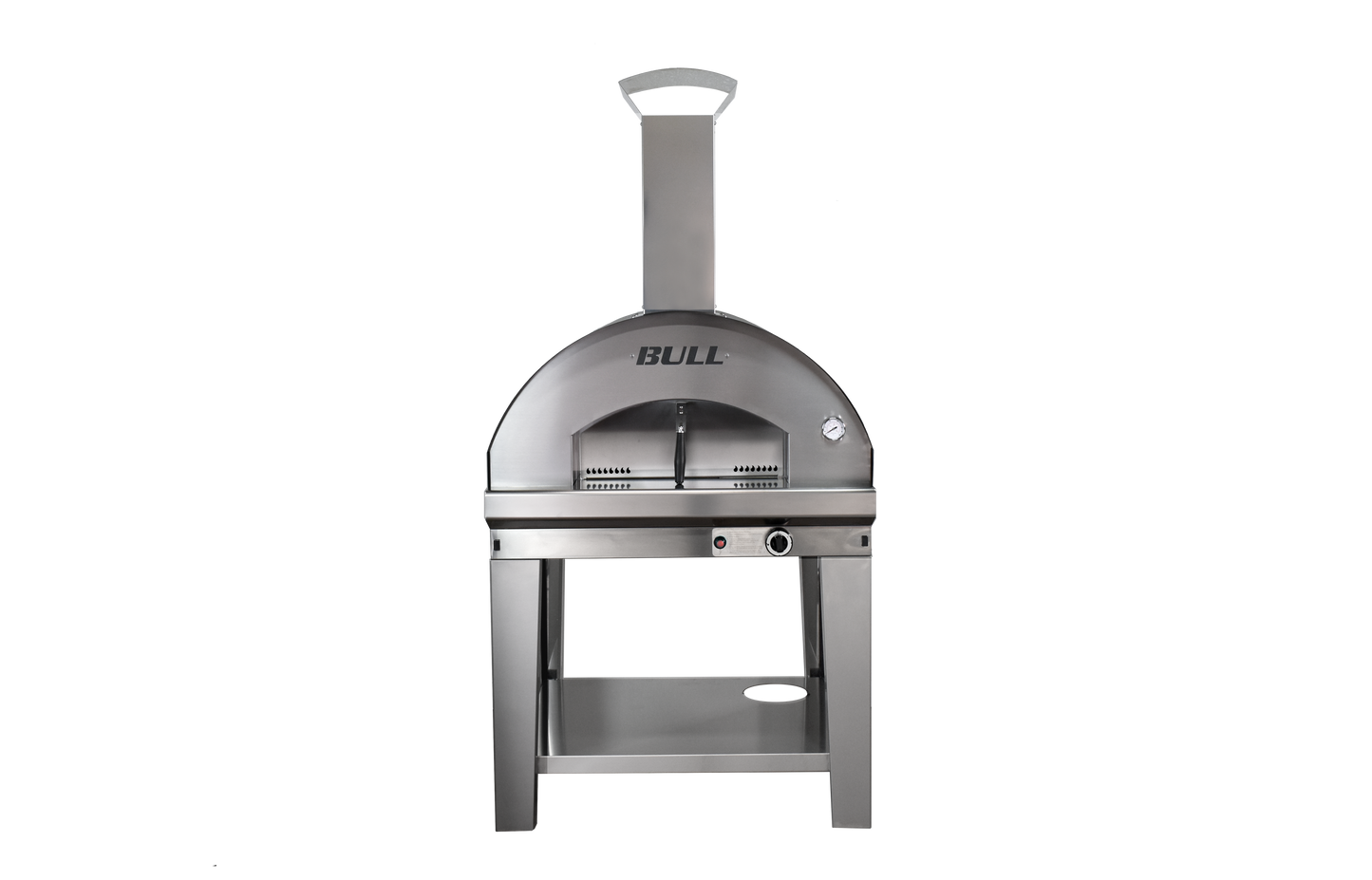 BULL GAS FUELLED Large Pizza Oven 60x60cm & Complete Oven And Cart