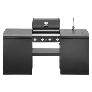 Grandhall GrandPro Premium G4 Built in Gas BBQ Outdoor Kitchen With Si