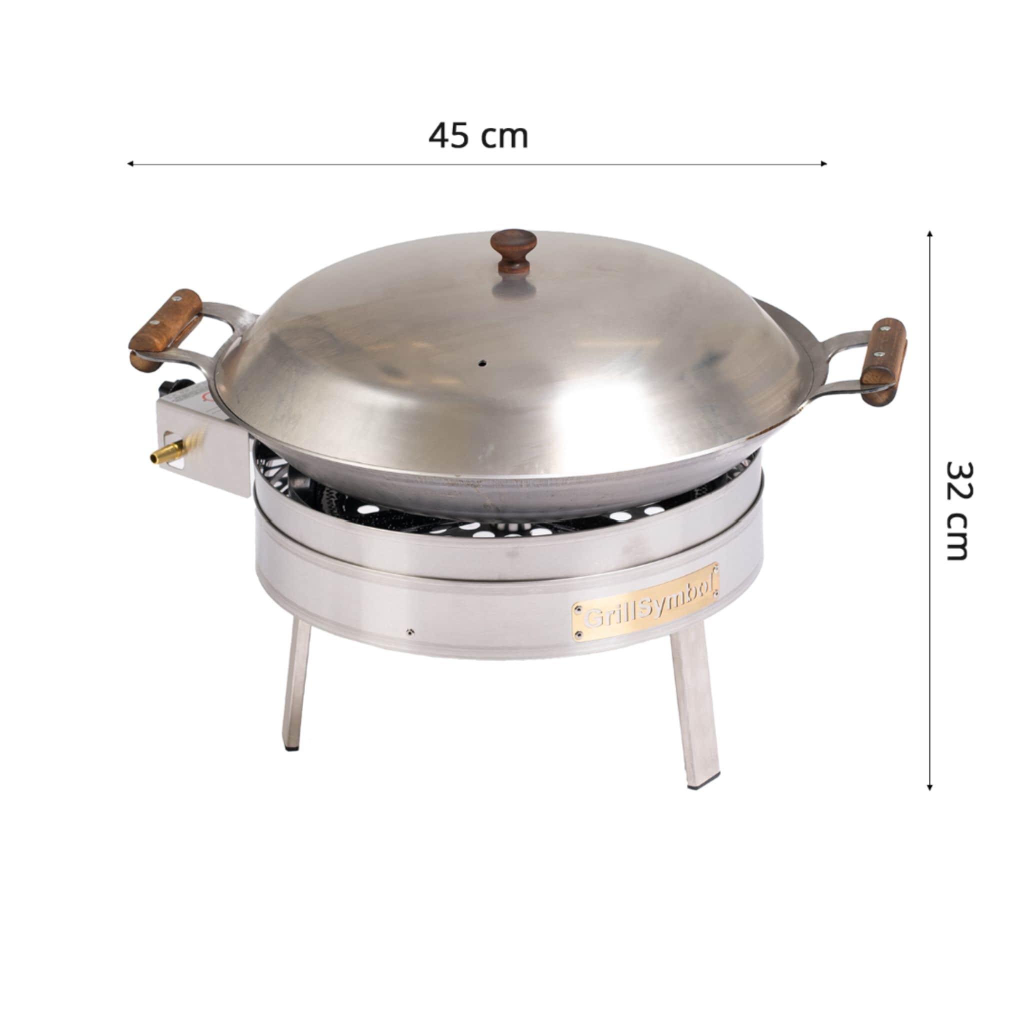 GrillSymbol Cataplana Set PRO-450 inox CAT