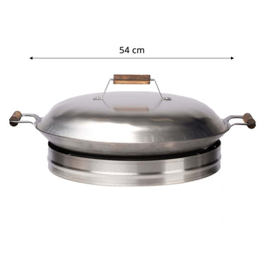 GrillSymbol Cataplana pan+adapter WS-545 inox CAT