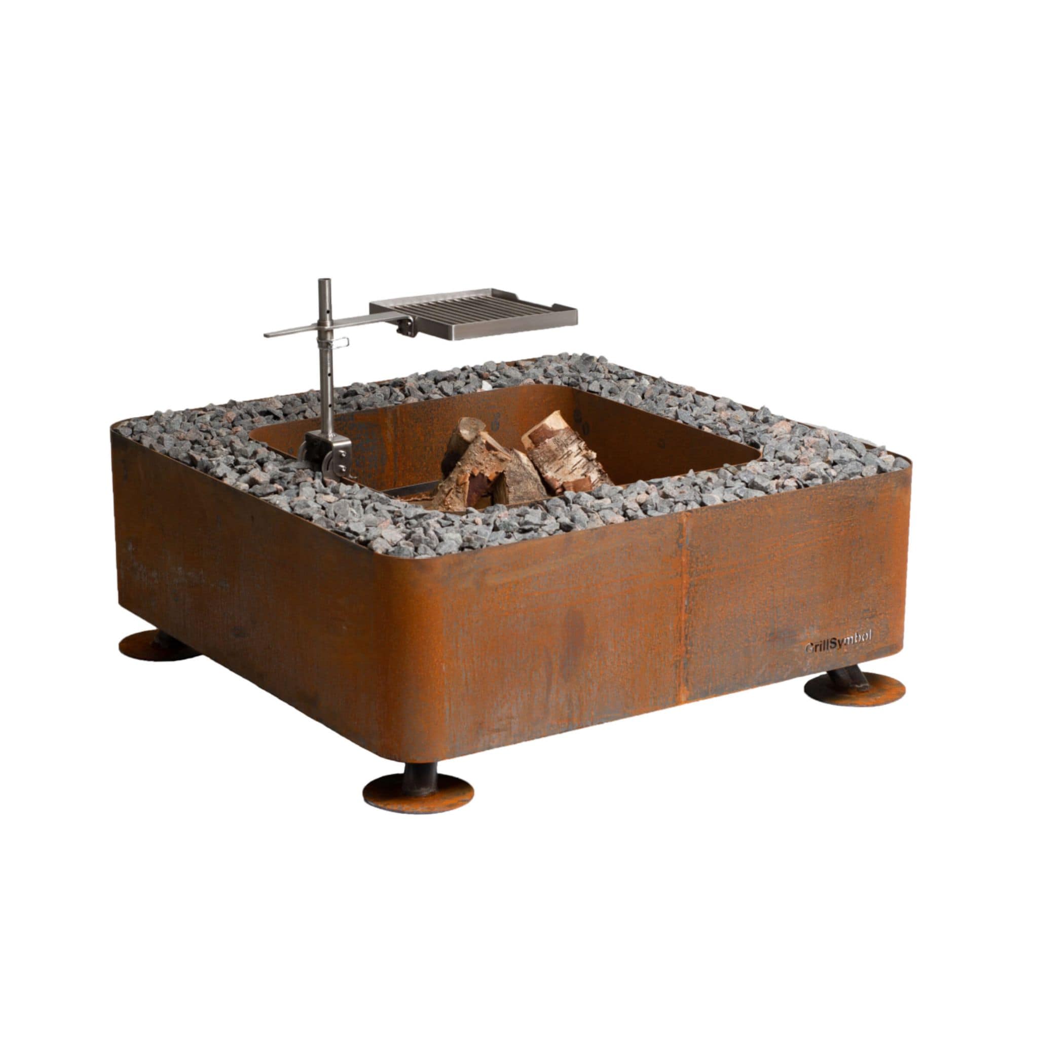 GrillSymbol Corten Steel Fire Pit Fogo