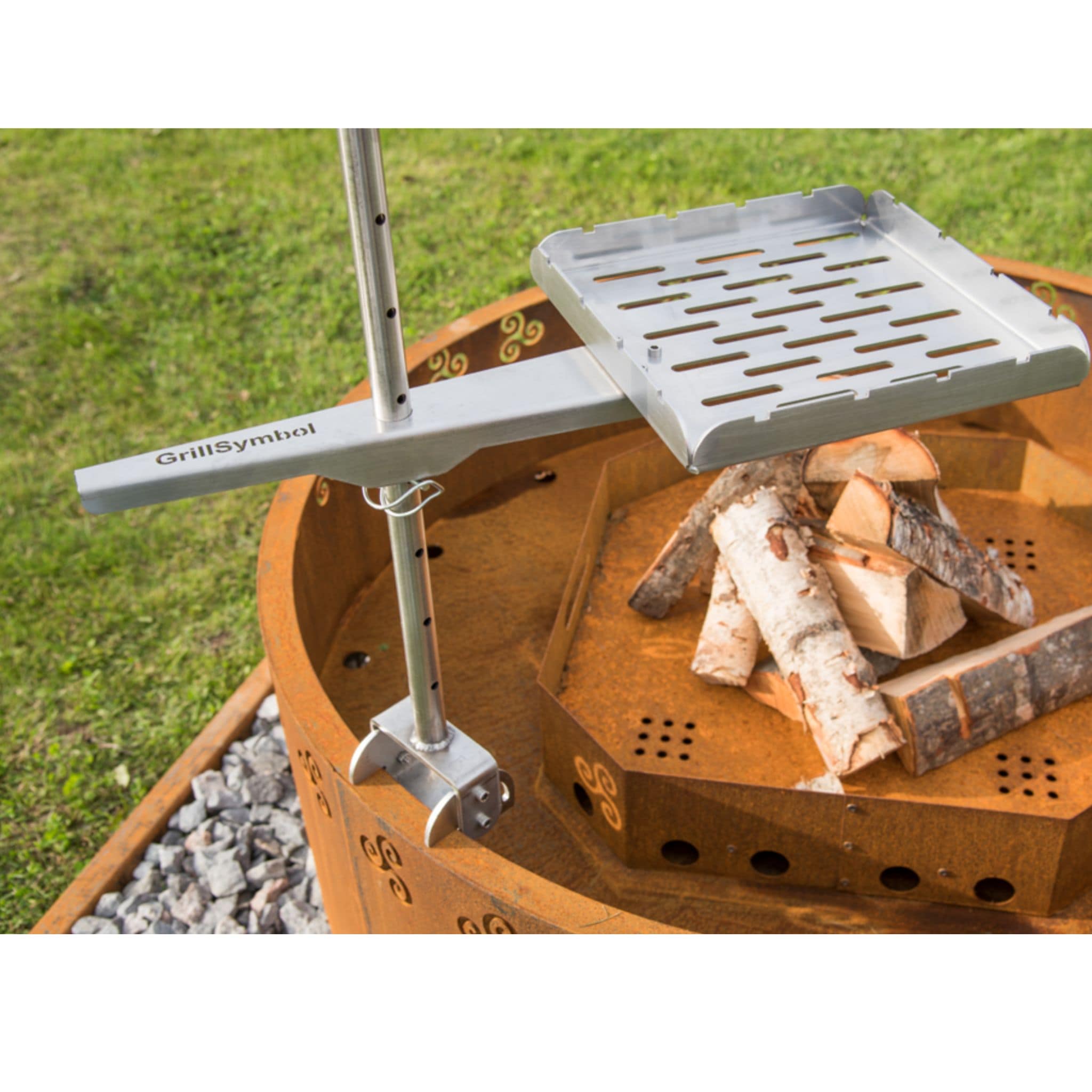 GrillSymbol Corten Steel Fire Pit Legend, ø 116 cm