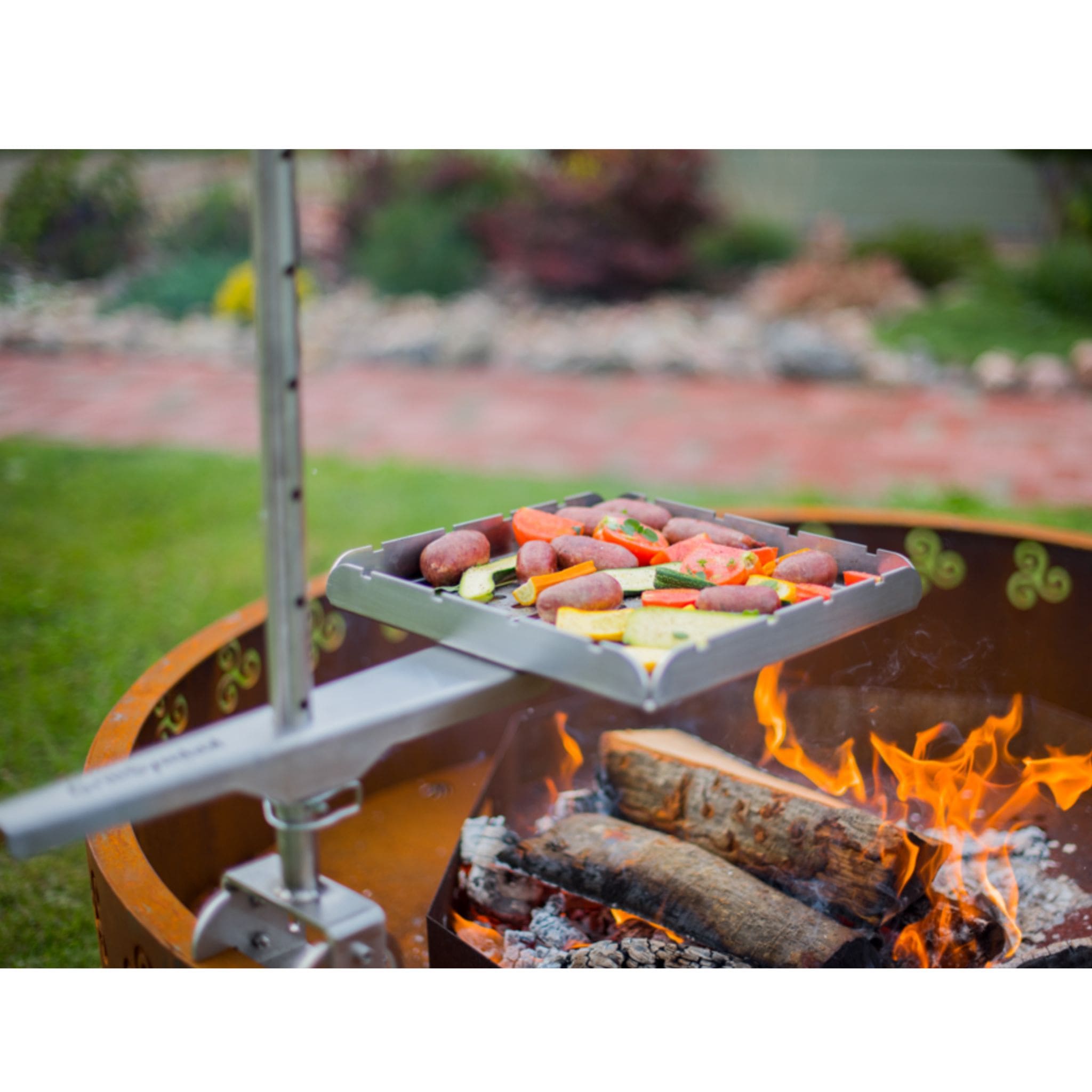 GrillSymbol Corten Steel Fire Pit Legend, ø 116 cm