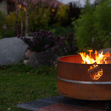 GrillSymbol Corten Steel Fire Pit Lucas, ø 95 cm