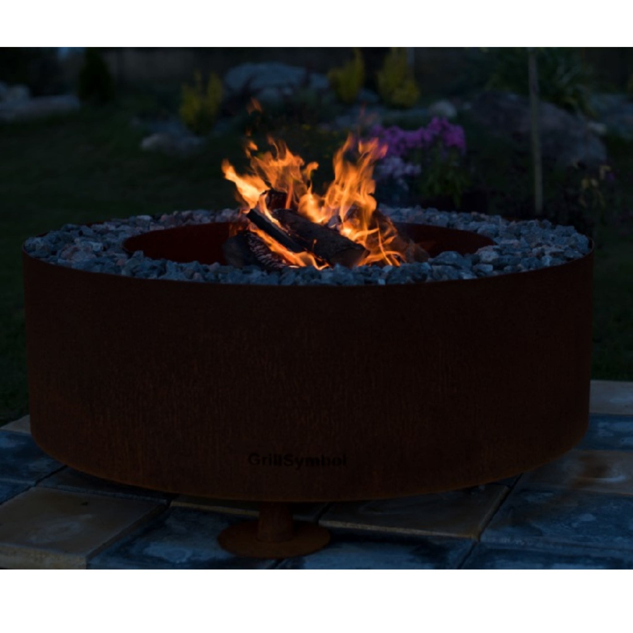 GrillSymbol Corten Steel Fire Pit Luna