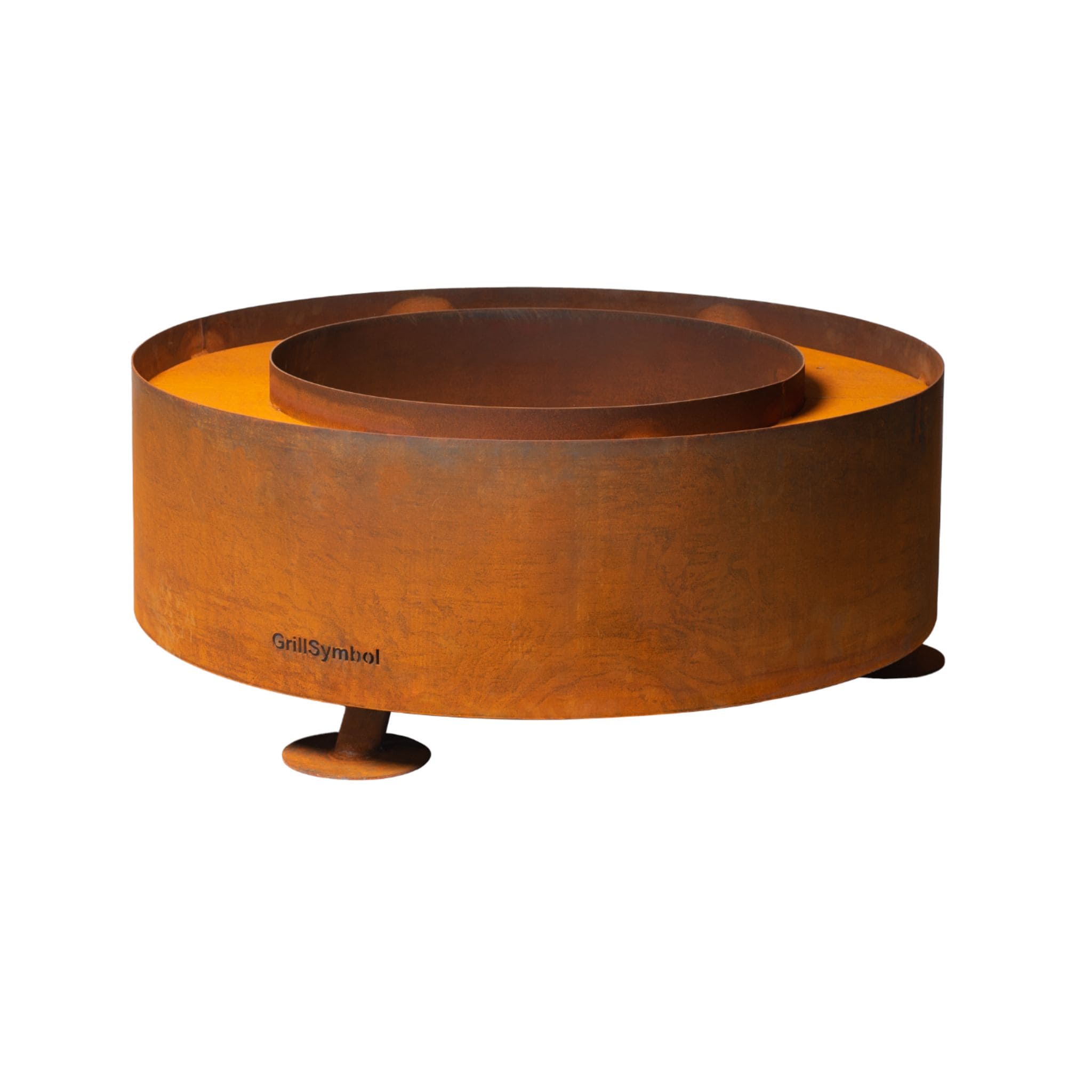 GrillSymbol Corten Steel Fire Pit Luna