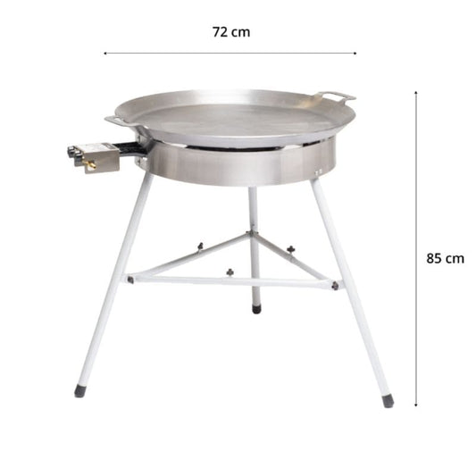 GrillSymbol Paella Cooking Set Basic-720 - 72 cm