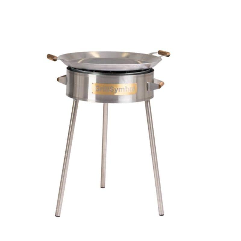 GrillSymbol Paella Cooking Set PRO-580 Inox -  58 cm