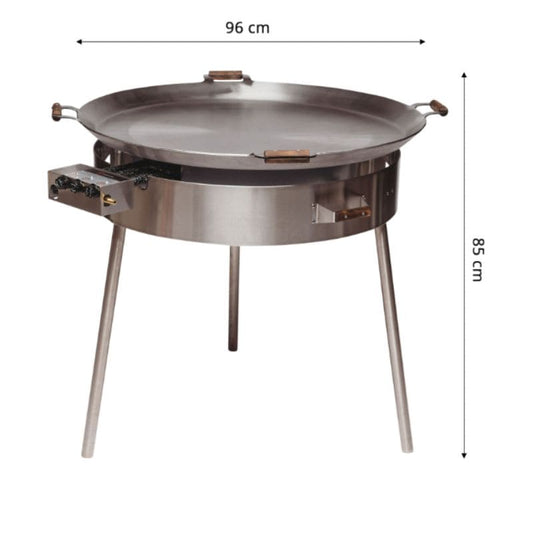 GrillSymbol Paella Cooking Set PRO-960 Light 96cm