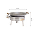 GrillSymbol Wok Burner Set PRO-450 inox, ø 45 cm