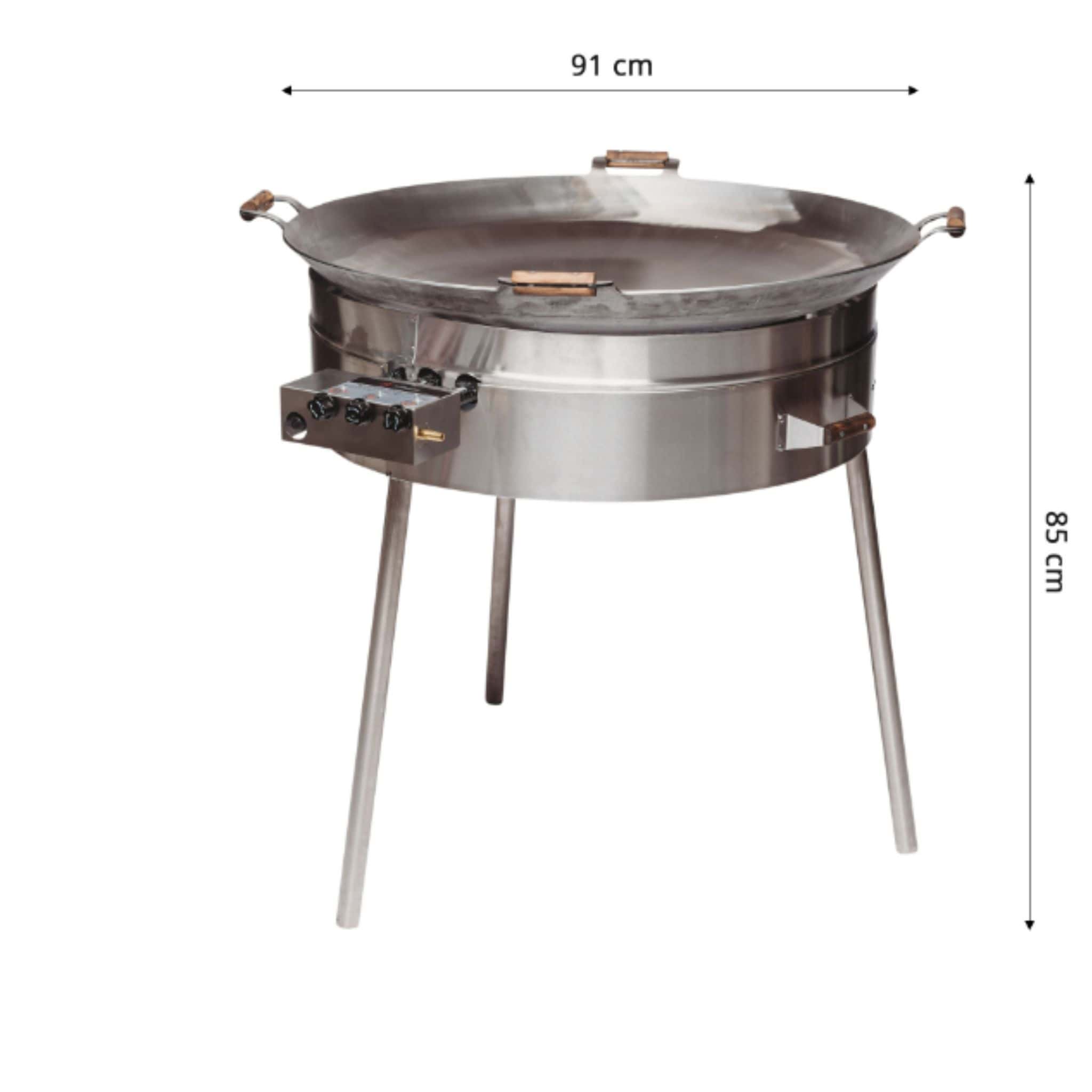 GrillSymbol Wok Burner Set PRO-915, ø 91 cm