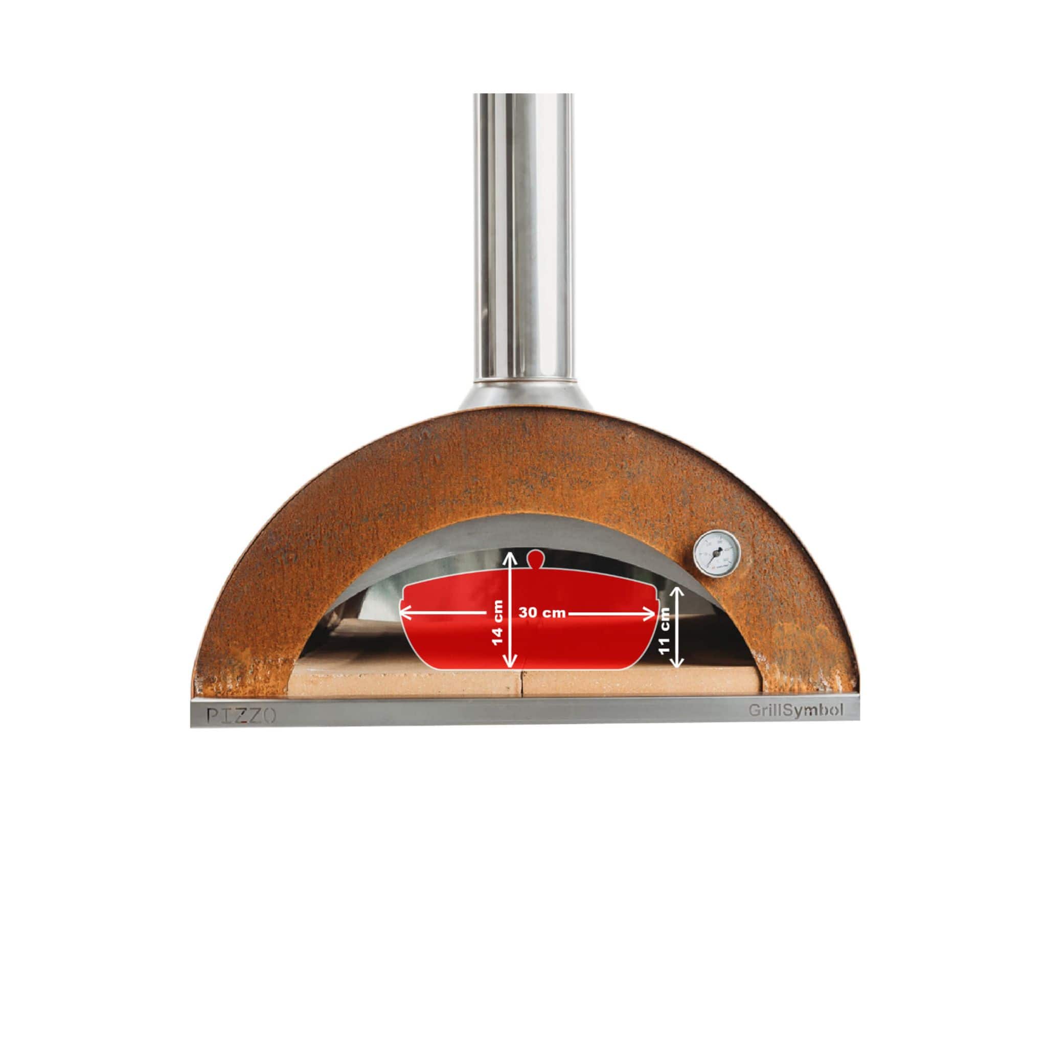 GrillSymbol Wood Fired Pizza Oven Pizzo