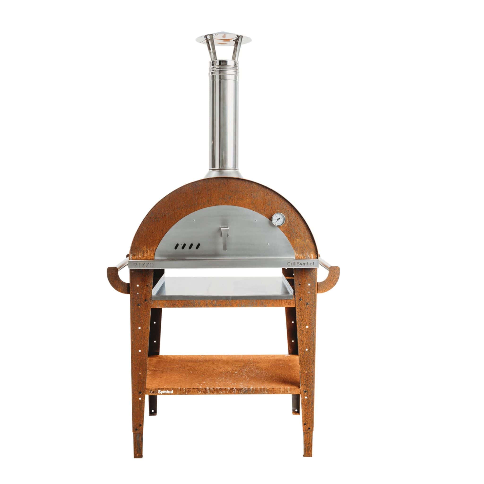 GrillSymbol Wood Fired Pizza Oven with Stand Pizzo-Set