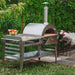 GrillSymbol Wood Fired Pizza Oven with Stand and Side Table Pizzo-XL-S