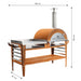 GrillSymbol Wood Fired Pizza Oven with Stand and Side Table Pizzo-XL-Set