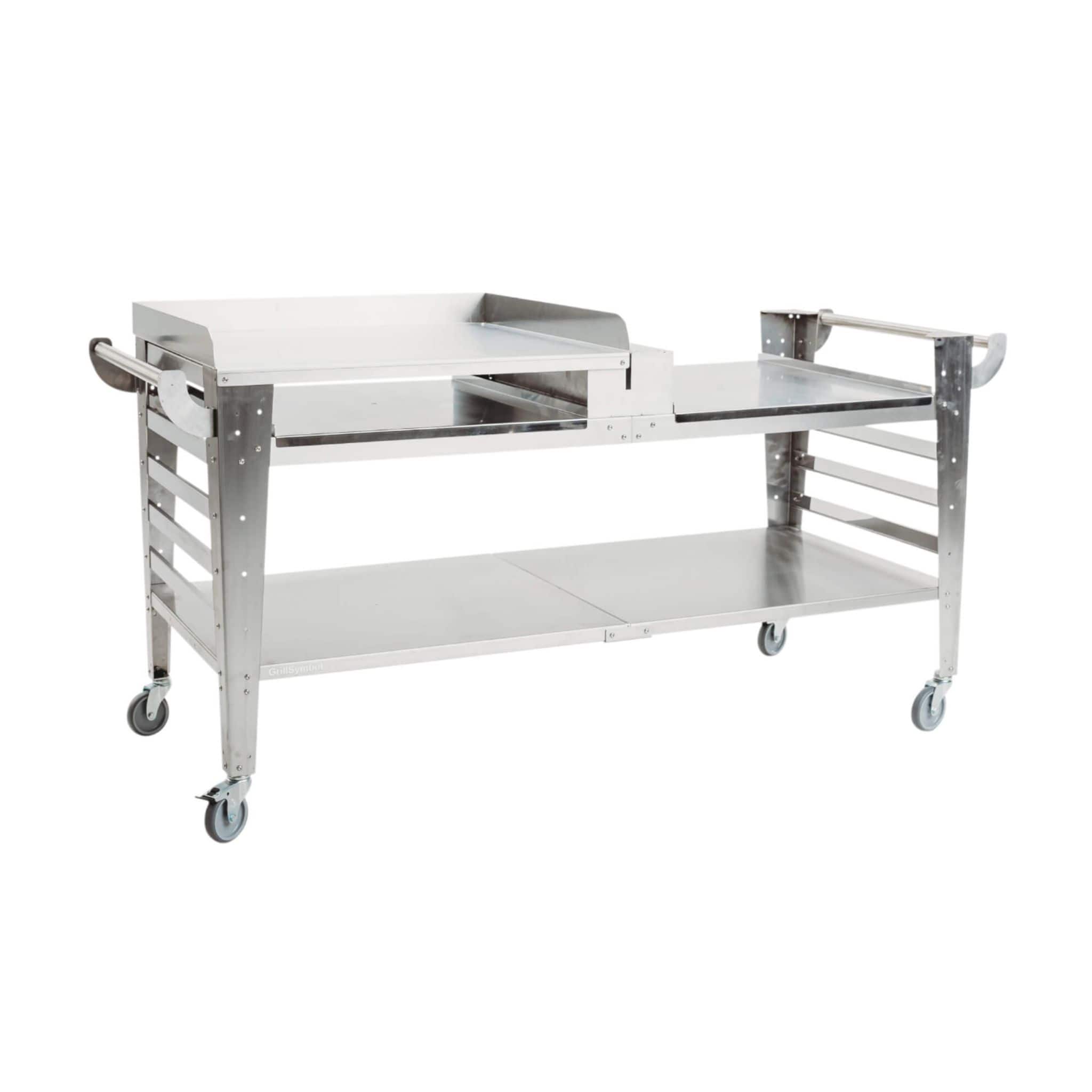 GrillSymbol stainless steel Side Table for Pizza Oven Baso-inox-XL