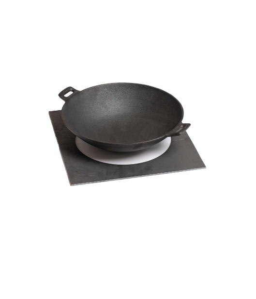 GrillSymbol Wok Pan Ø 30 cm+ Adapter Set