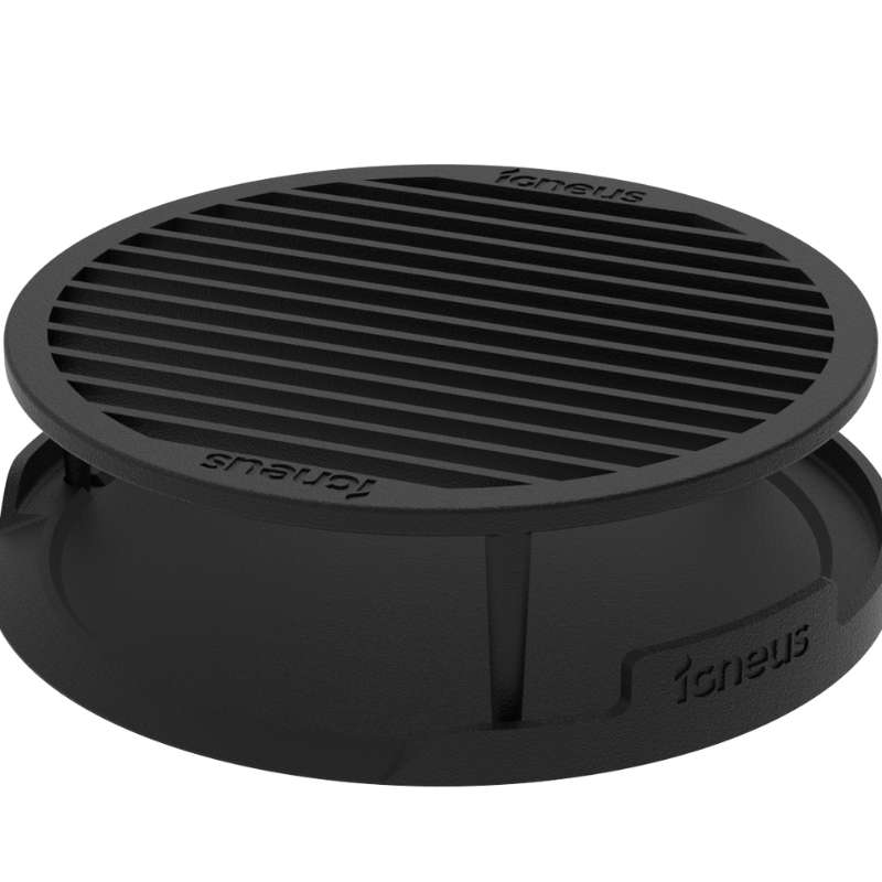 Igneus Tuscan Grill Cast Iron Cookware Pizza Grill