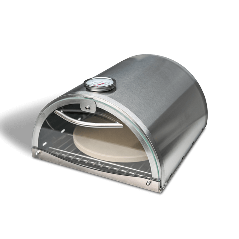 Mont Alpi Stainless Steel Side Burner Pizza Oven