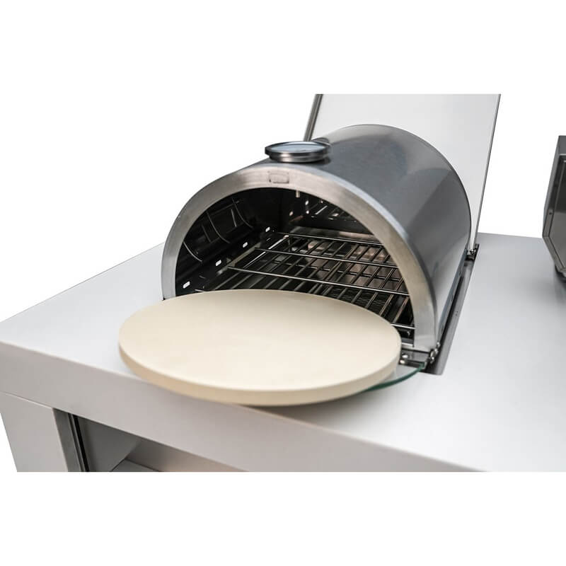 Mont Alpi Stainless Steel Side Burner Pizza Oven