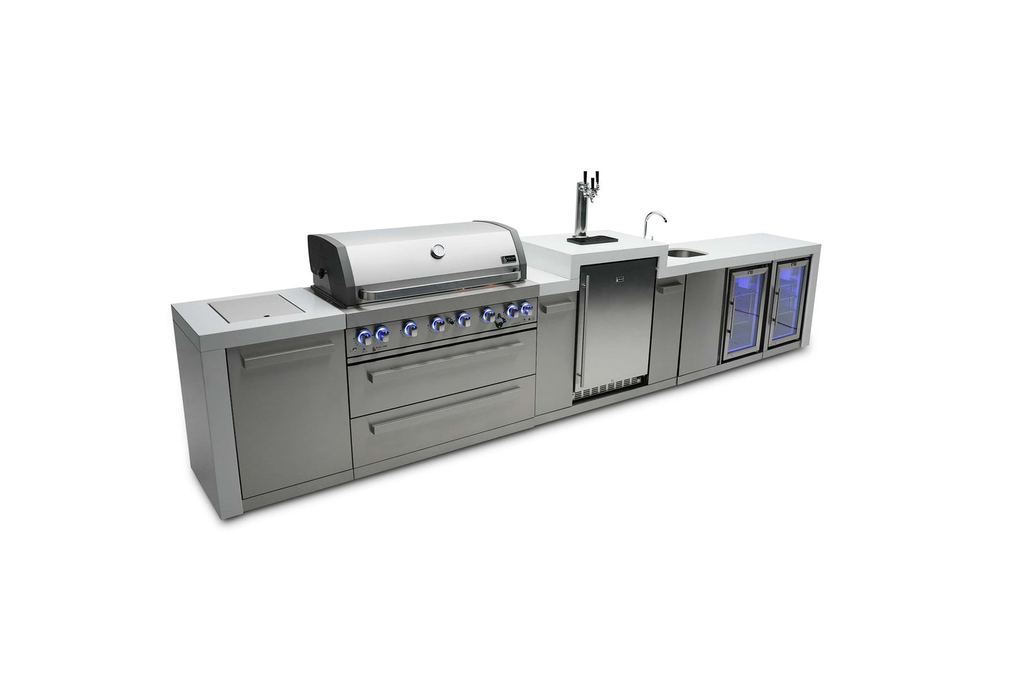 Mont Alpi Deluxe Island Grill 805 - side view
