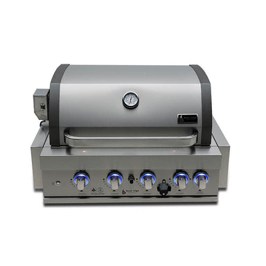 Mont Alpi Stainless Steel 32" Built In 4 Burner Grill