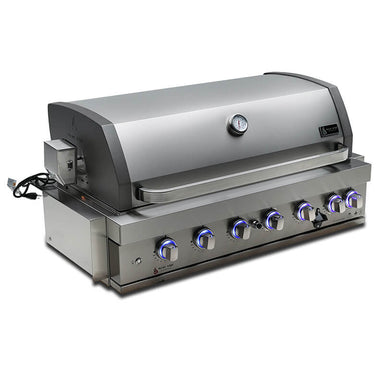 Mont Alpi Stainless Steel 44" Built In 6 Burner Grill