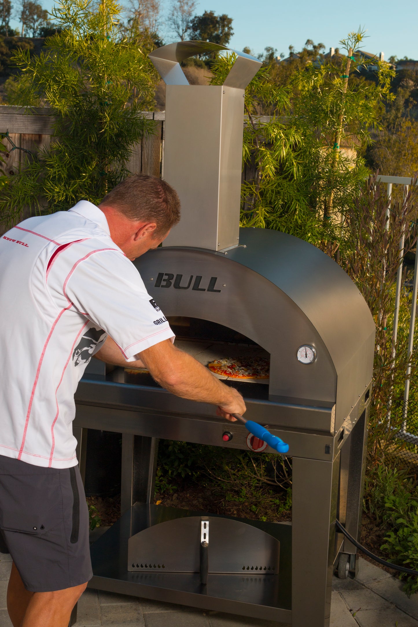 BULL Gas Extra Large Gas Pizza Oven 80x60cm (No Cart)