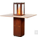 Qube Corten Steel Pellet Patio Heater