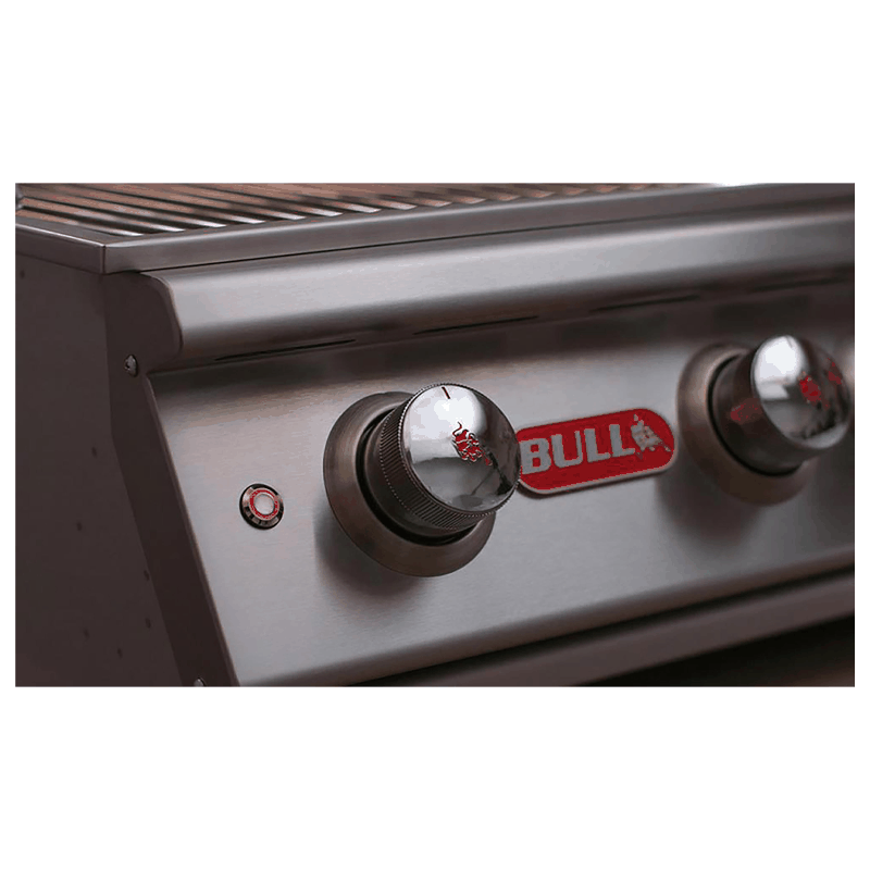 Bull BRAHMA 97cm Burner Grill Cart With Lights & Rotisserie & Rear Burner