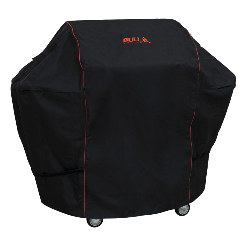 60cm Bull Steer Cart Premium Cover (Black With Red Piping)