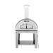 BULL Extra Large Wood-Fired Pizza Oven 80x60cm & Cart (Complete)