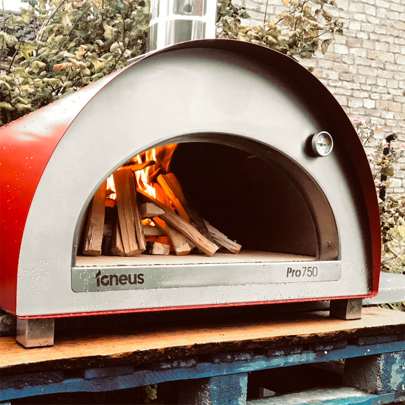 Igneus Pro 750 Red Pizza Oven - Red