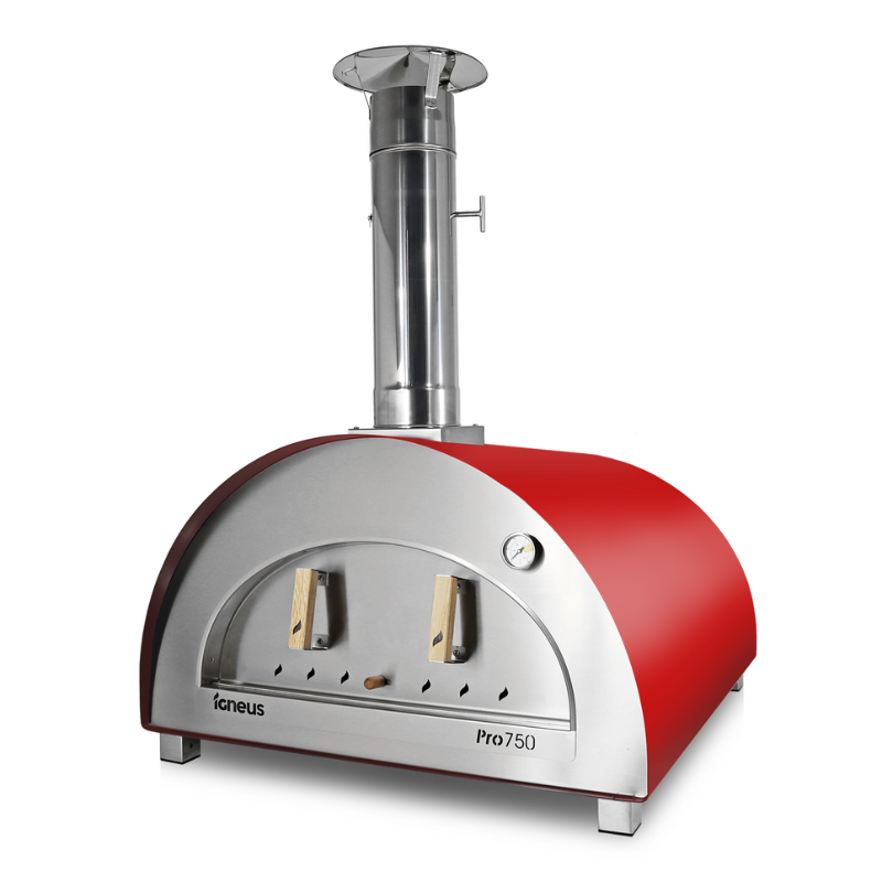 Igneus Pro 750 Red Pizza Oven - Red