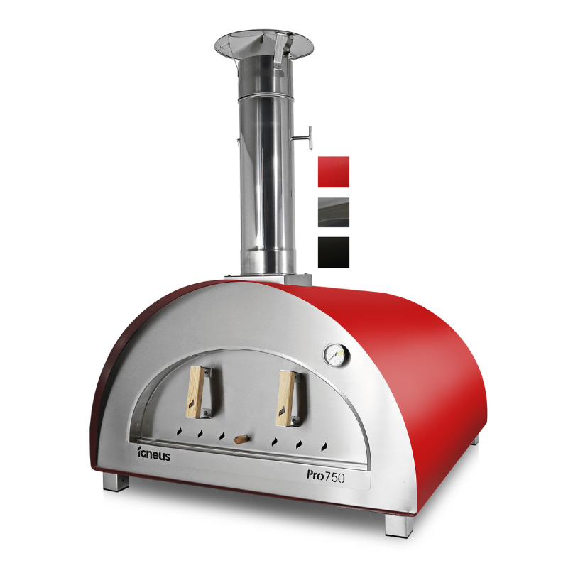 Igneus Pro 750 Red Pizza Oven - Red