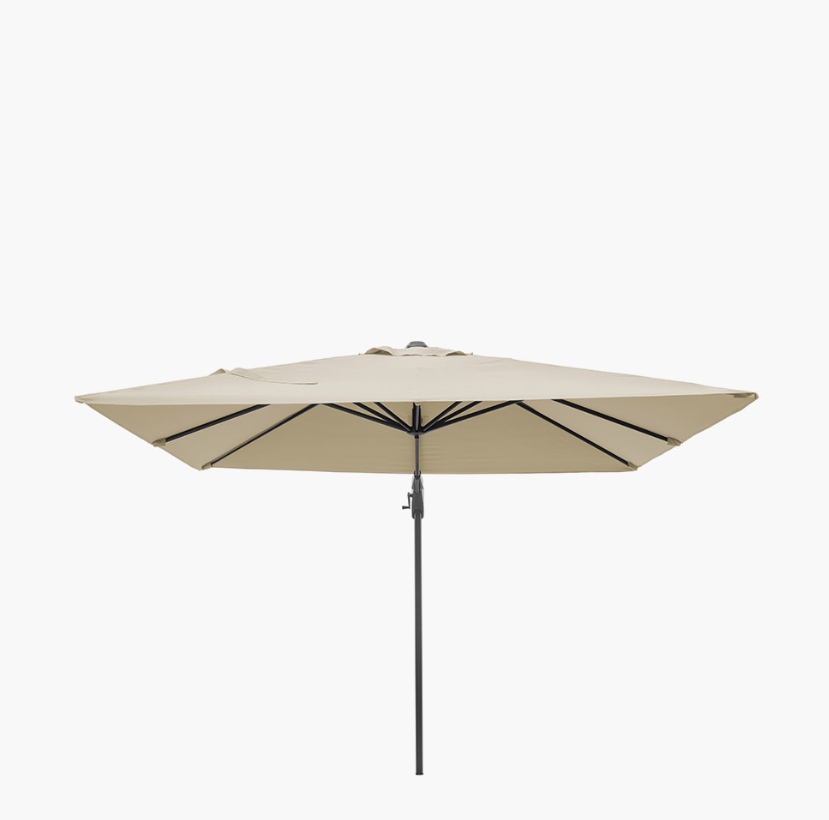 Voyager T2 2.7m Square Champagne Parasol