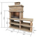 Londres Masonry BBQ dimensions